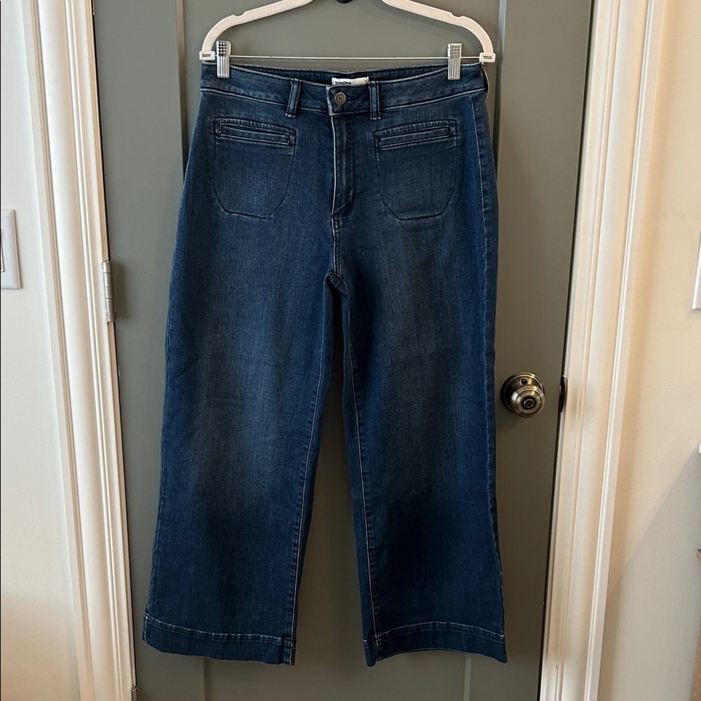 Sonoma Women’s Dark Blue Wide Leg Size 10
